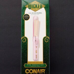 CONAIR WICKED LTD EDITION PINK PERFECTION CURLING IRON 1 IN BARREL CLASSIC CURLS